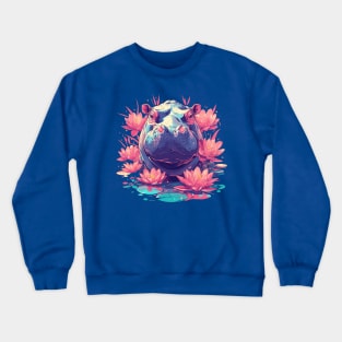 hippopotamus Crewneck Sweatshirt